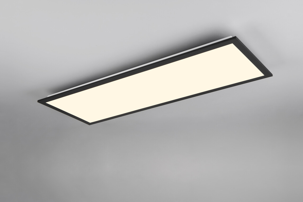 Plafoniera Beta, RL, 80x29.5x5 cm, 31W, 1x SMD, metal, negru mat/alb - imagine 7